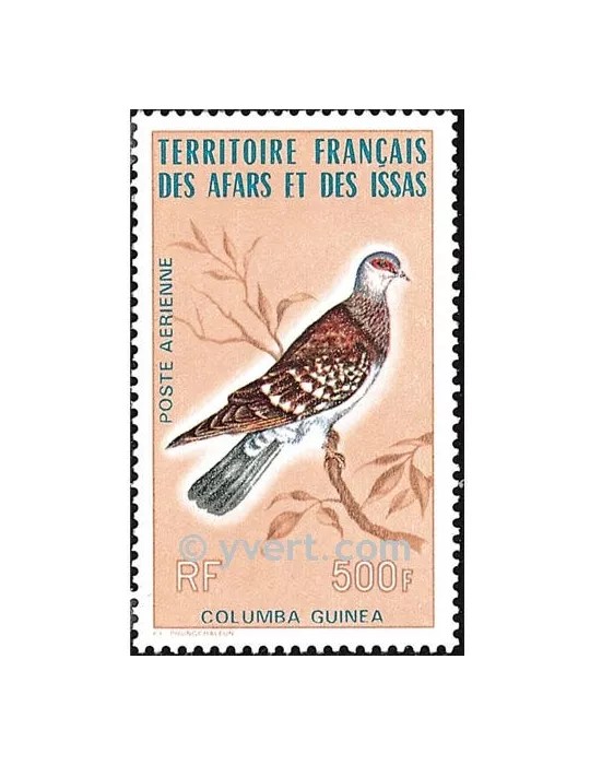 n° 105 - Timbre Afars et Issas Poste aérienne