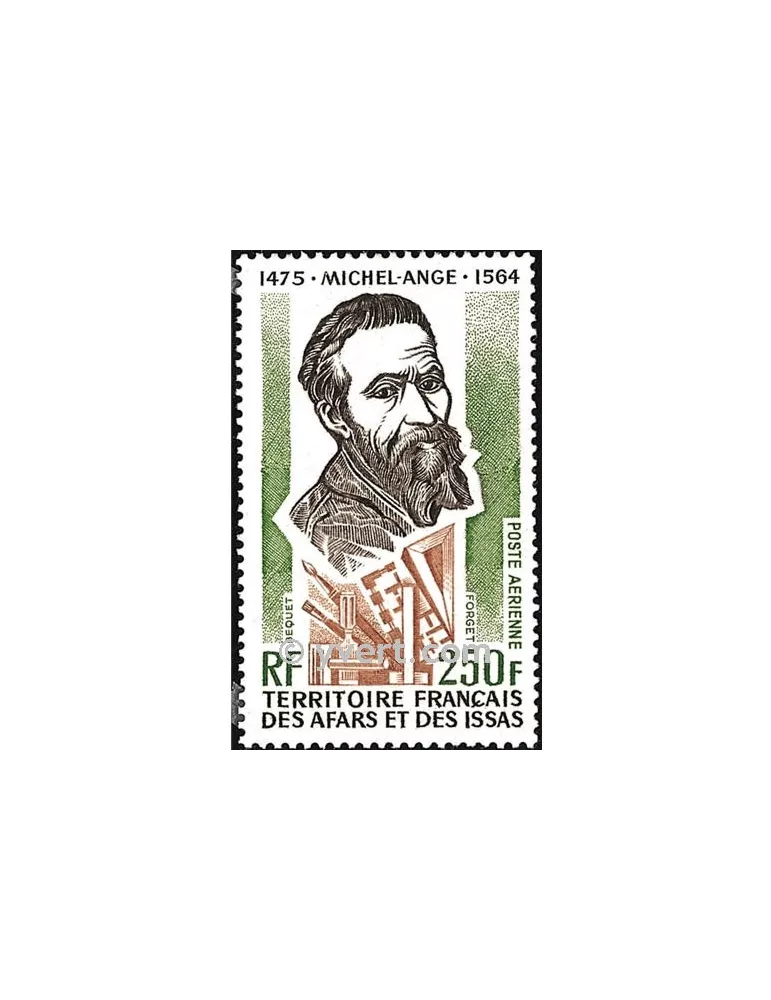 n° 106 - Timbre Afars et Issas Poste aérienne