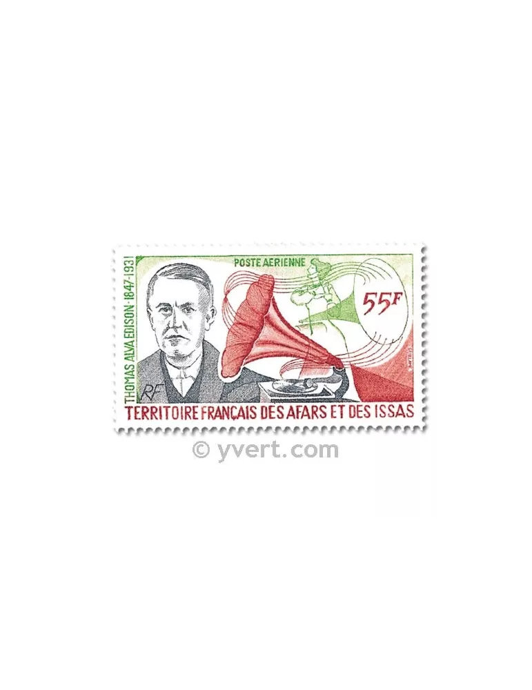 n° 110/111 - Timbre Afars et Issas Poste aérienne