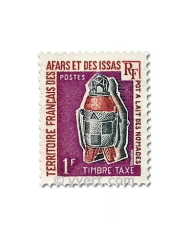n° 1/4 - Timbre Afars et Issas Taxe