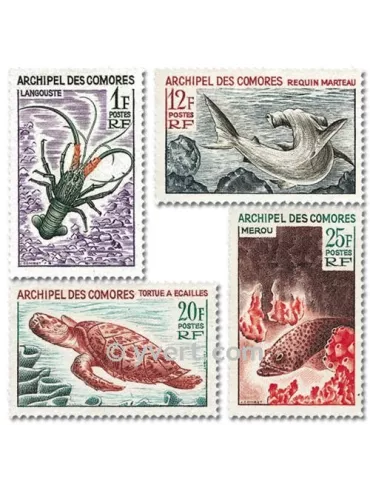 n° 35/38 - Timbre Comores Poste