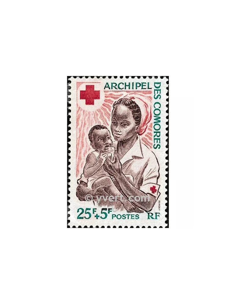 n° 45 - Timbre Comores Poste