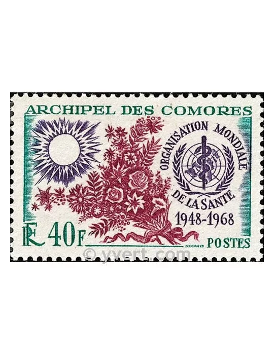 n° 46 - Timbre Comores Poste