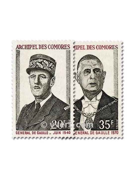 n° 77/78 - Timbre Comores Poste