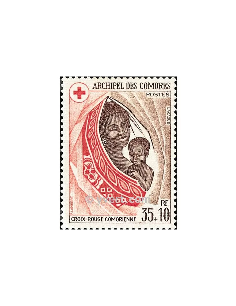 n° 95 - Timbre Comores Poste
