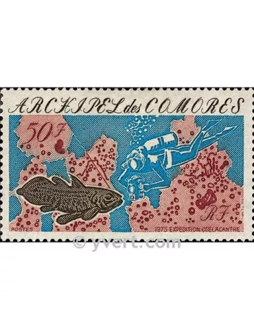 n° 104 - Timbre Comores Poste