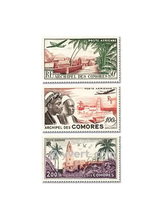 n° 1/3 - Timbre Comores Poste aérienne