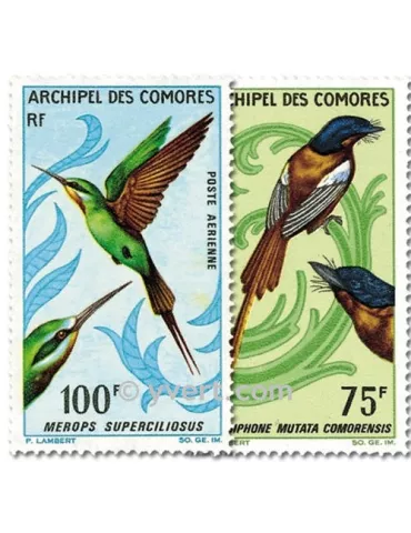 n° 20/21 - Timbre Comores Poste aérienne