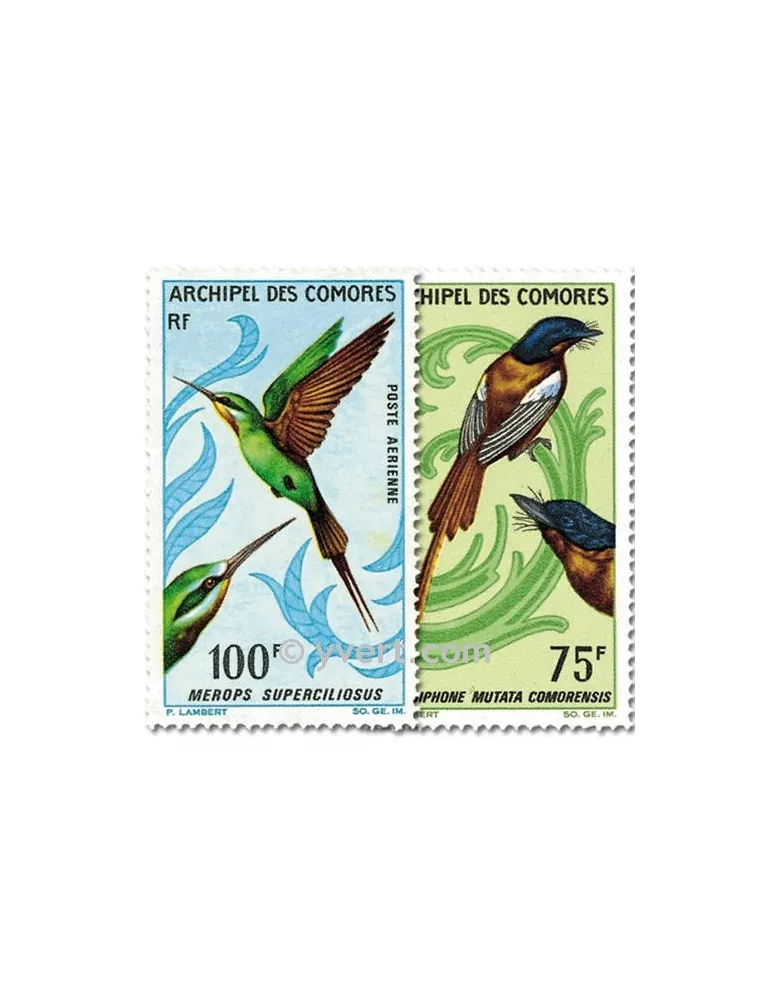 n° 20/21 - Timbre Comores Poste aérienne
