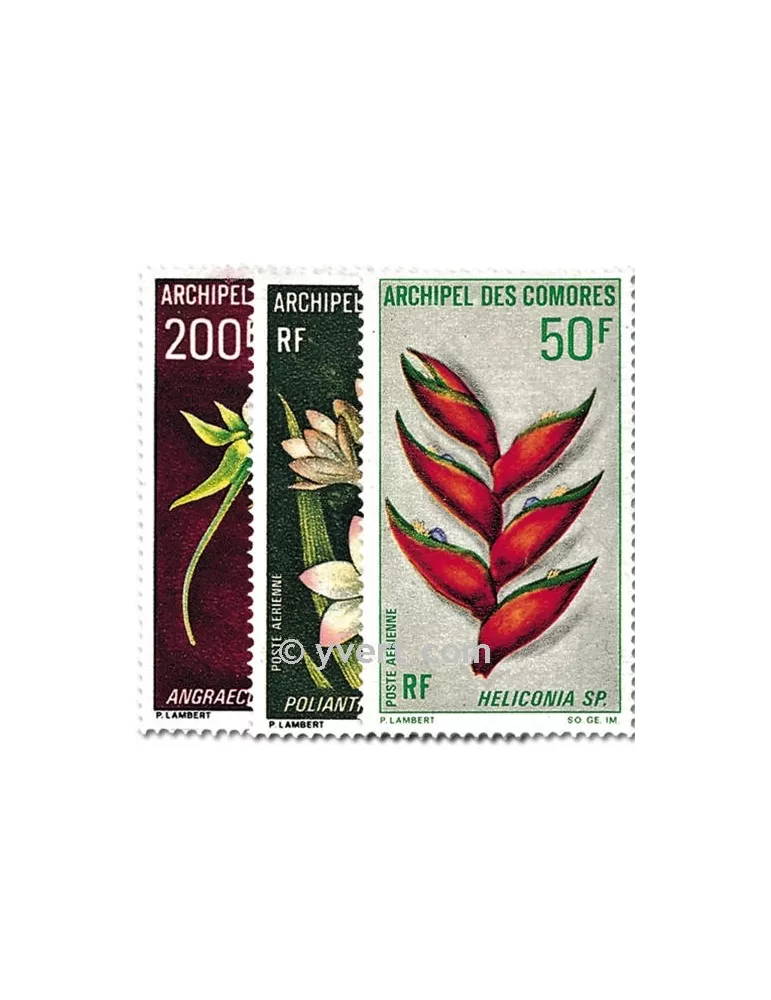 n° 26/28 - Timbre Comores Poste aérienne