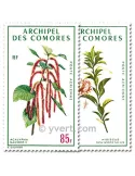 n° 37/38 - Timbre Comores Poste aérienne