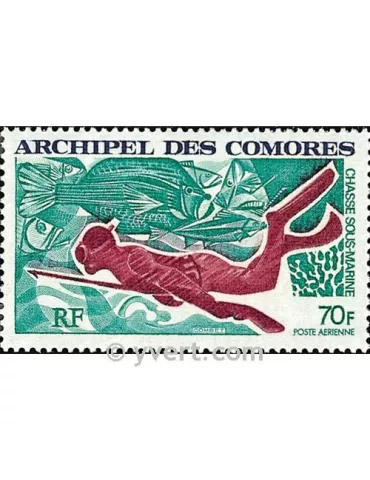 n° 44 - Timbre Comores Poste aérienne