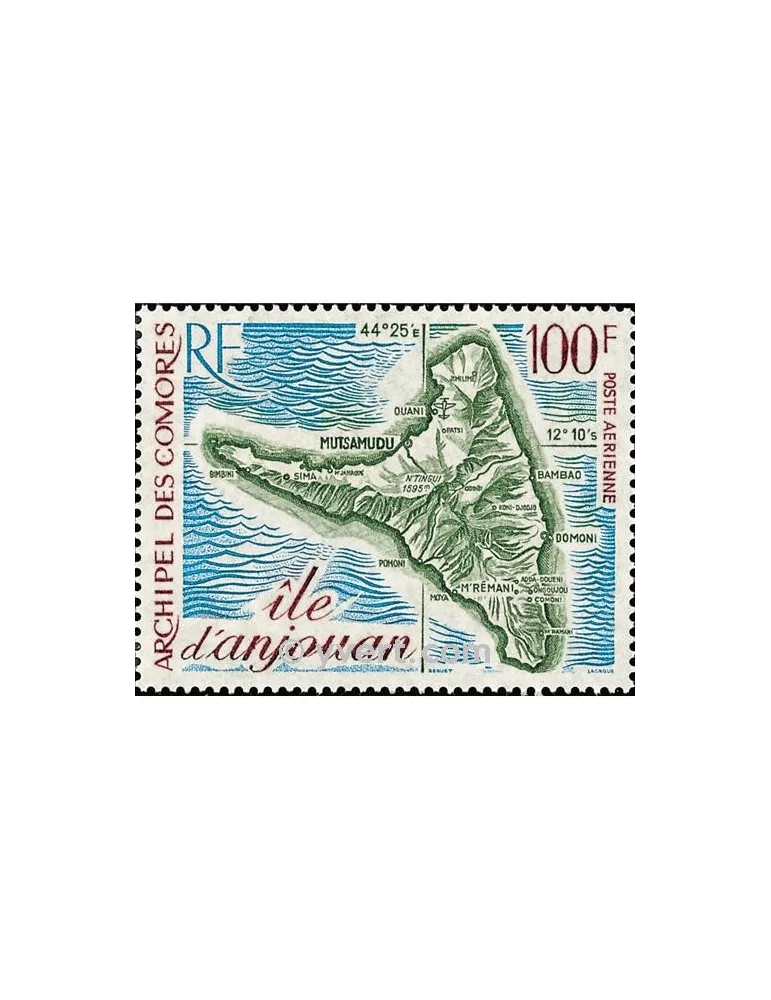 n° 49 - Timbre Comores Poste aérienne