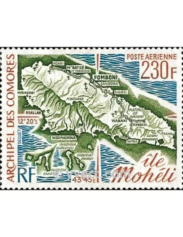 n° 67 - Timbre Comores Poste aérienne