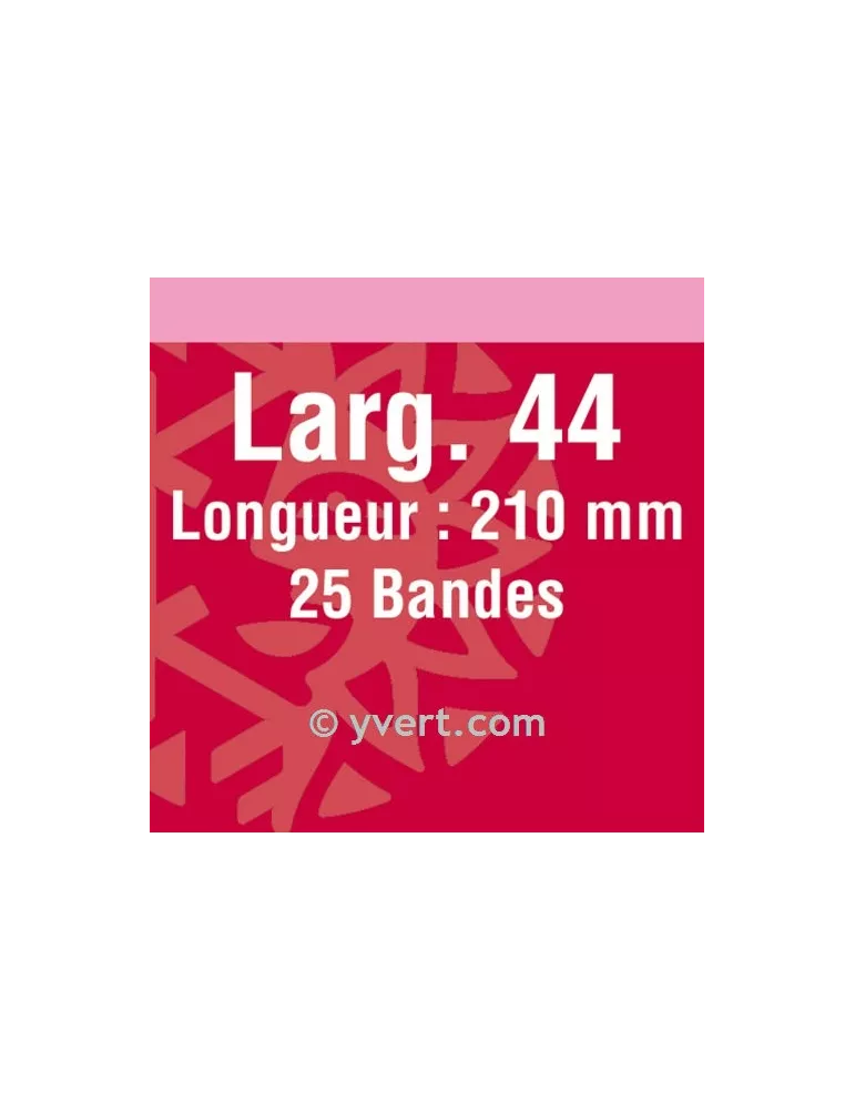 Bandes simple soudure - 44mm (Fond noir)