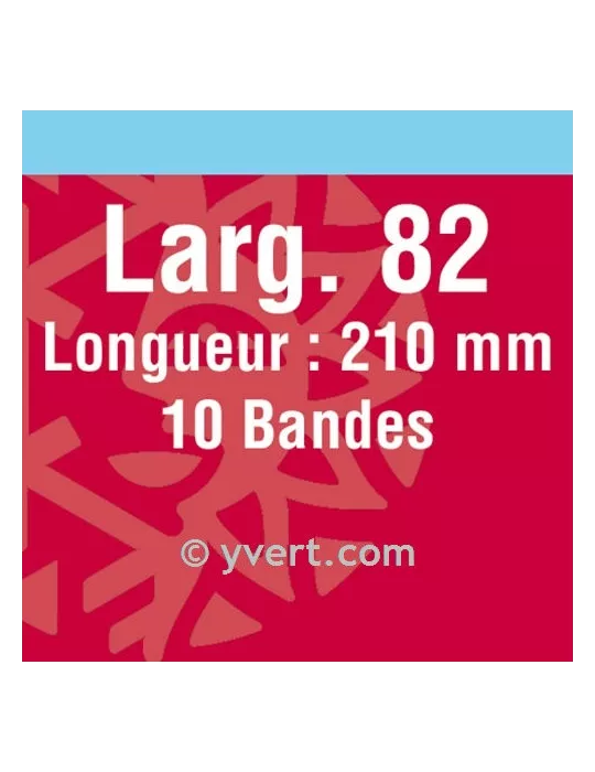 Bandes simple soudure - 82mm (Fond noir)