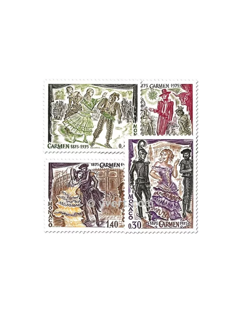 n° 1006/1009 - Timbre Monaco Poste