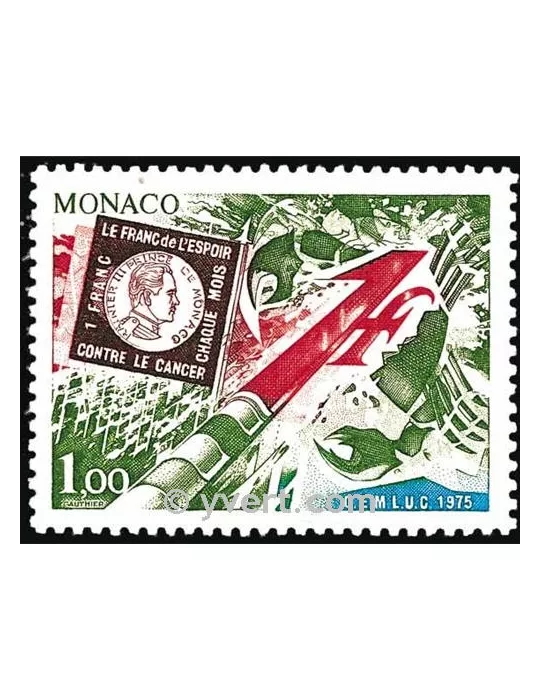 n° 1014 - Timbre Monaco Poste