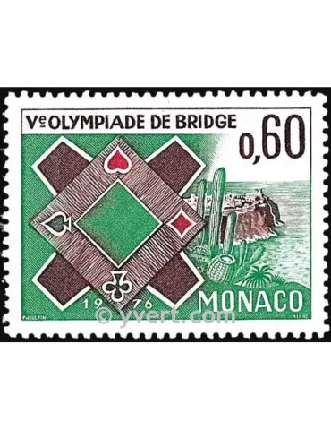 n° 1052 - Timbre Monaco Poste