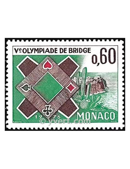 n° 1052 - Timbre Monaco Poste