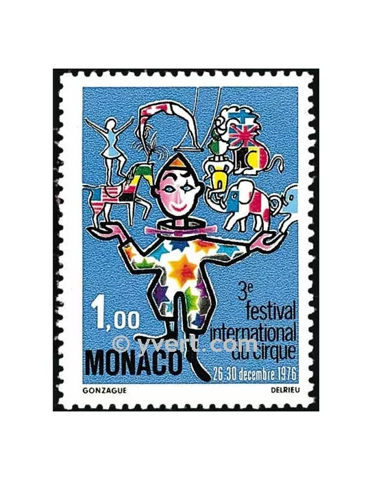 n° 1078 - Timbre Monaco Poste