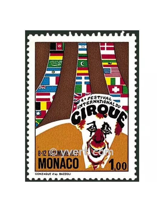 n° 1120 - Timbre Monaco Poste