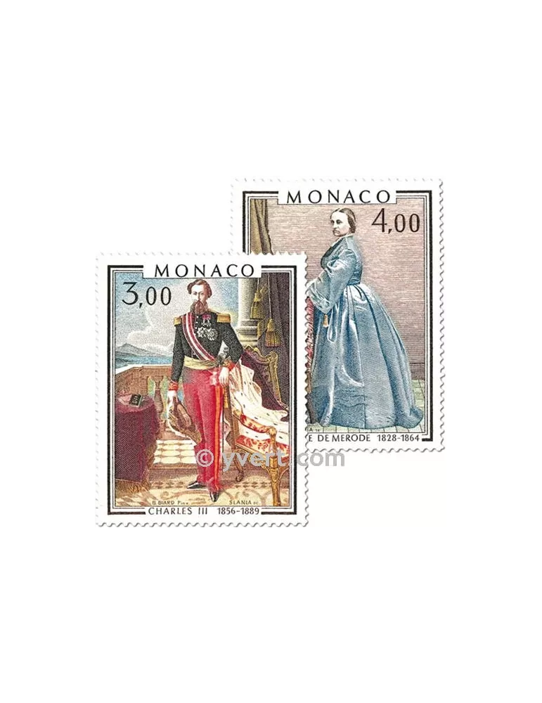 n° 1196/1197 - Timbre Monaco Poste