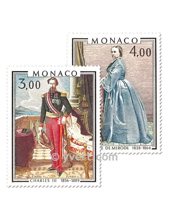 n° 1196/1197 - Timbre Monaco Poste