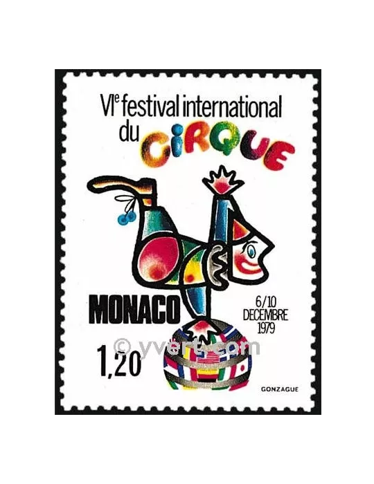 n° 1201 - Timbre Monaco Poste