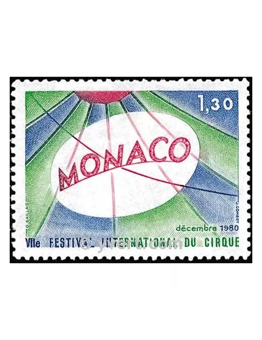 n° 1248 - Timbre Monaco Poste
