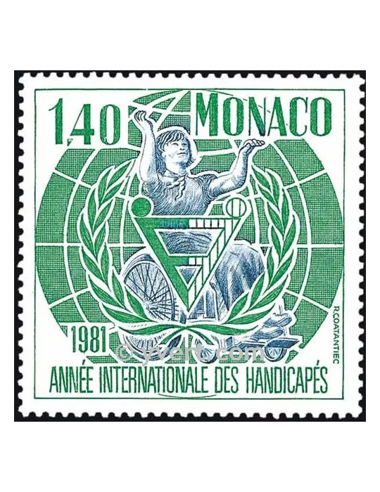 n° 1276 - Timbre Monaco Poste