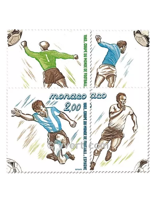 n° 1312/1315 (BF 21) - Timbre Monaco Poste