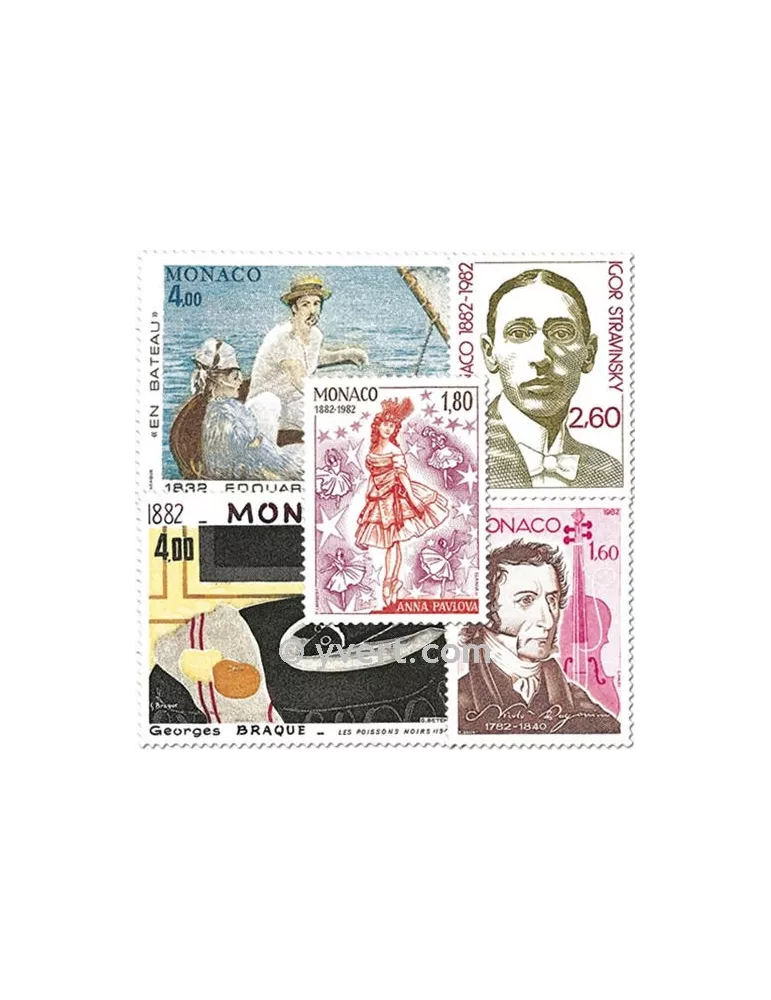 n° 1344/1348 - Timbre Monaco Poste