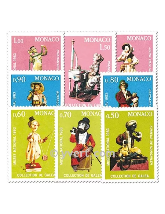 n° 1377/1384 - Timbre Monaco Poste