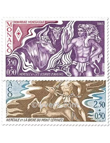 n° 1387/1388 - Timbre Monaco Poste