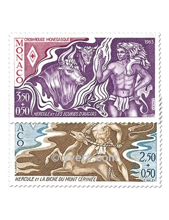 n° 1387/1388 - Timbre Monaco Poste