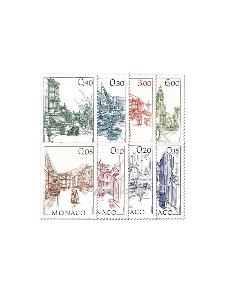 n° 1404/1411 - Timbre Monaco Poste