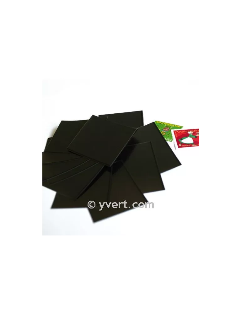 Pochettes simple soudure - Lxh:30x36mm (Fond noir)