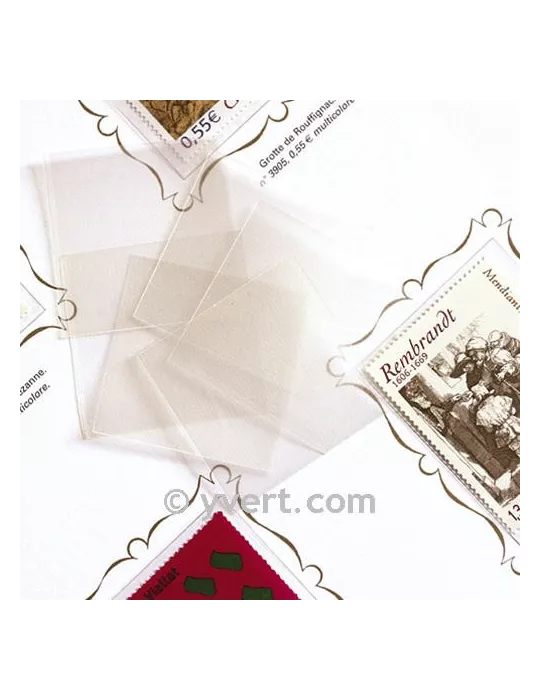 Pochettes simple soudure - Lxh:36x30mm (Fond transparent)