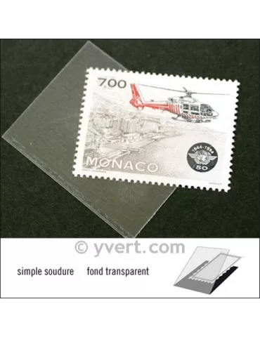 Pochettes simple soudure - Lxh:40x31mm (Fond transparent) 2