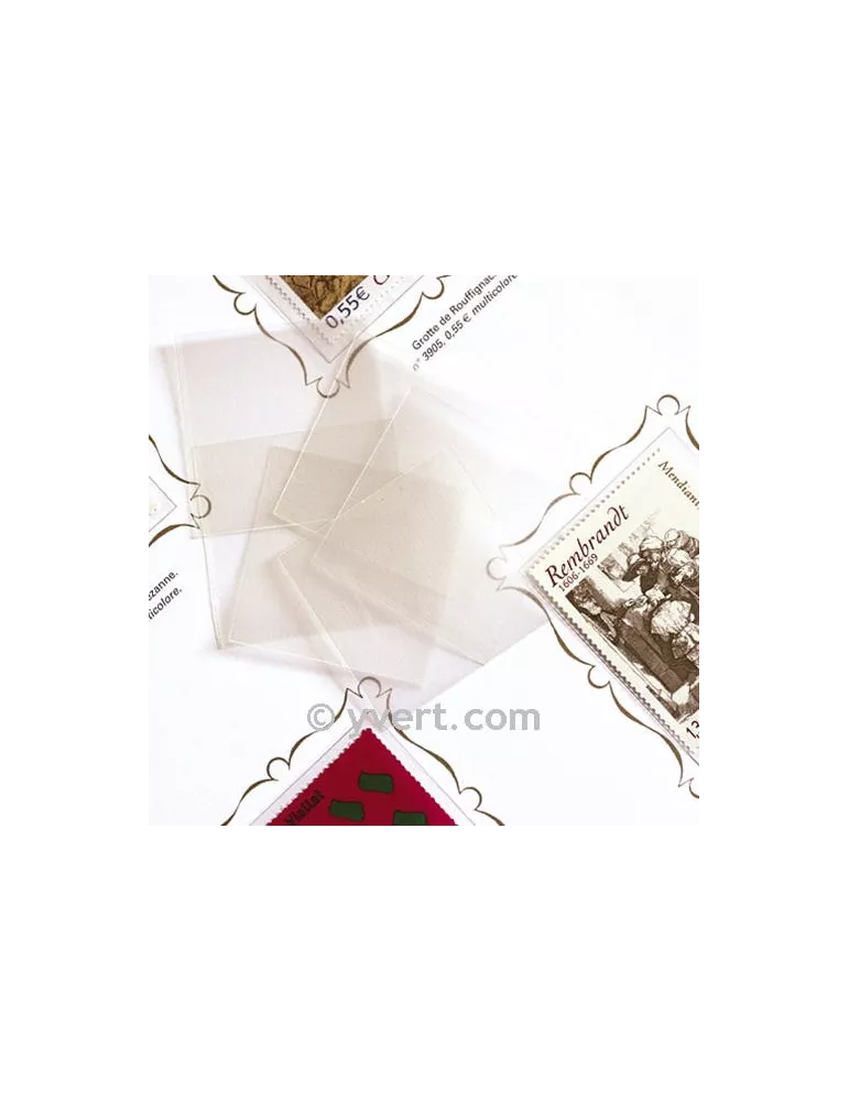 Pochettes simple soudure - Lxh:48x53mm (Fond transparent)