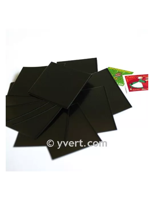 Pochettes simple soudure - Lxh:80x40mm (Fond noir)