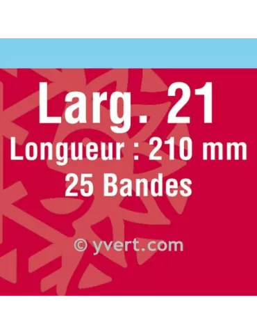 Bandes double soudure - 21mm (Fond noir)