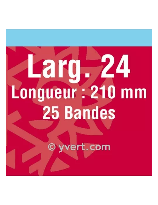 Bandes double soudure - 24mm (Fond noir)