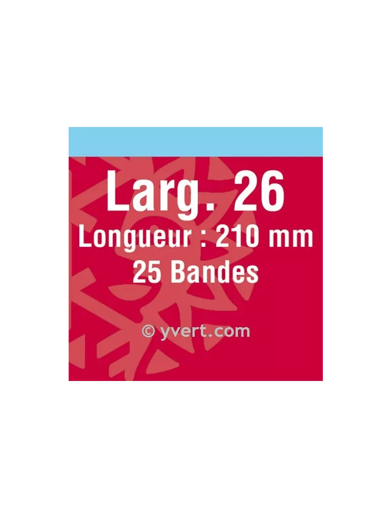 Bandes double soudure - 26mm (Fond noir)