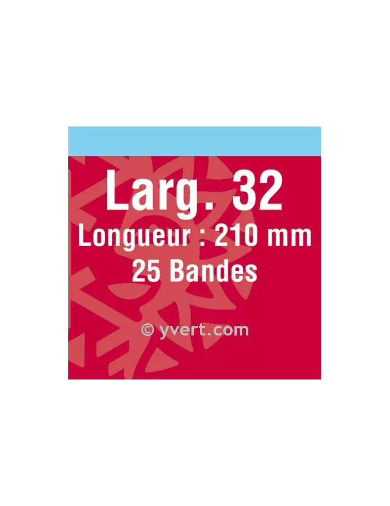 Bandes double soudure - 32mm (Fond noir)
