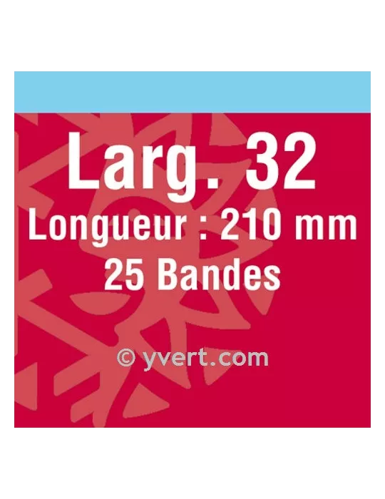 Bandes double soudure - 32mm (Fond noir)