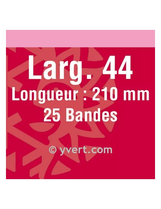 Bandes double soudure - 44mm (Fond noir)