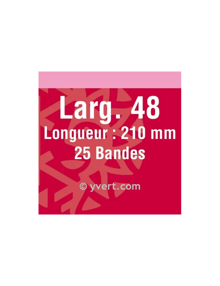 Bandes double soudure - 48mm (Fond noir)