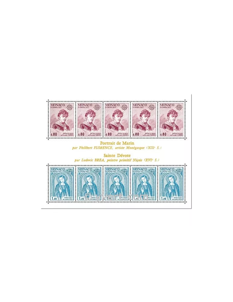 n° 10 - Timbre Monaco Bloc et feuillets